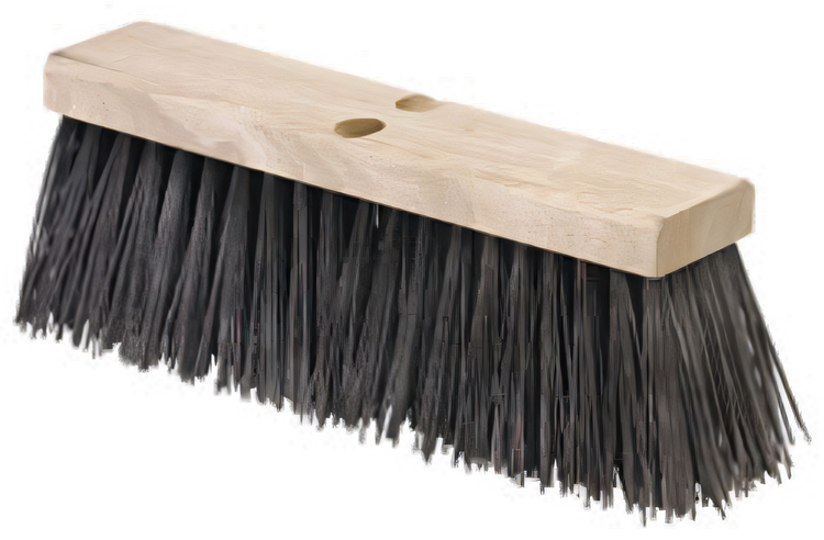 Product image #1 for Flo-Pac® 18-Inch Street Sweep Head with Hardwood Block and Crimped Polypropylene Bristles
