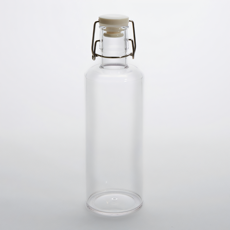 Product image #1 for 36 oz Clear Plastic Water Bottle with Lid and Gasket