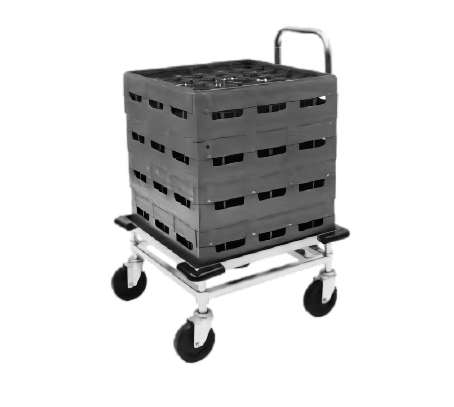 Product image #1 for Metro Aluminum Platform Single-Stack Cup/Glass Rack Dolly for 20 x 20 Inch Racks
