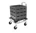 Thumbnail image #1 for Metro Aluminum Platform Single-Stack Cup/Glass Rack Dolly for 20 x 20 Inch Racks