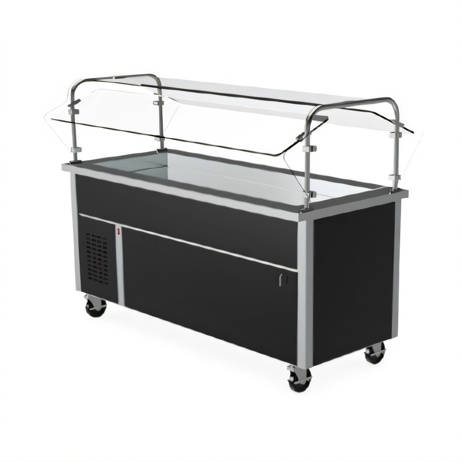 Product image #1 for Randell Mobile Refrigerated Cold Food Table, Open Base, 48 Inch, 3 Pan Capacity