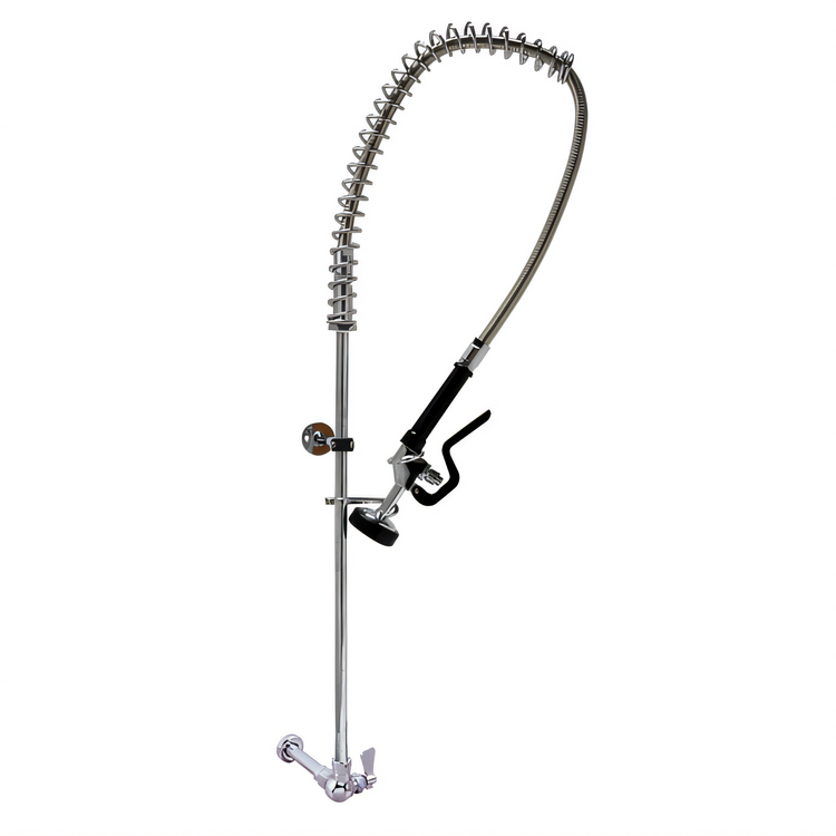 Product image #1 for BK Resources OptiFlow Low-Flow Single Valve Wall-Mount Pre-Rinse Assembly