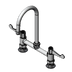 Thumbnail image #1 for Equip 8-Inch Deck Mount Mixing Faucet with 5-9/16-Inch Swivel Gooseneck and Wrist Handles