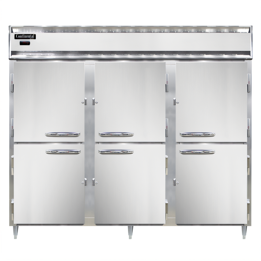 Product image #1 for Continental Refrigerator DL3WE-HD Designer Line Extra Wide Three-Section Heated Holding Cabinet