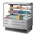Thumbnail image #1 for Turbo Air Low-Profile Horizontal Open-Air Display Merchandiser with Sliding Rear Glass Doors