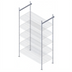 Thumbnail image #1 for Quantum 24-Inch Stationary End Kit for Overhead Track Shelving