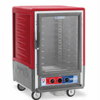 Thumbnail image #1 for Metro C5 Insulation Armour C535-MFC-U Half-Height Moisture Heated Holding & Proofing Cabinet, Mobile, Clear Polycarbonate Door, 16 Hotel Pan Capacity