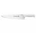 Thumbnail image #1 for Mundial PRO Series 10-Inch Wide Stiff Cook's Knife with High-Carbon Steel Blade and White Sanitized Polypropylene Handle