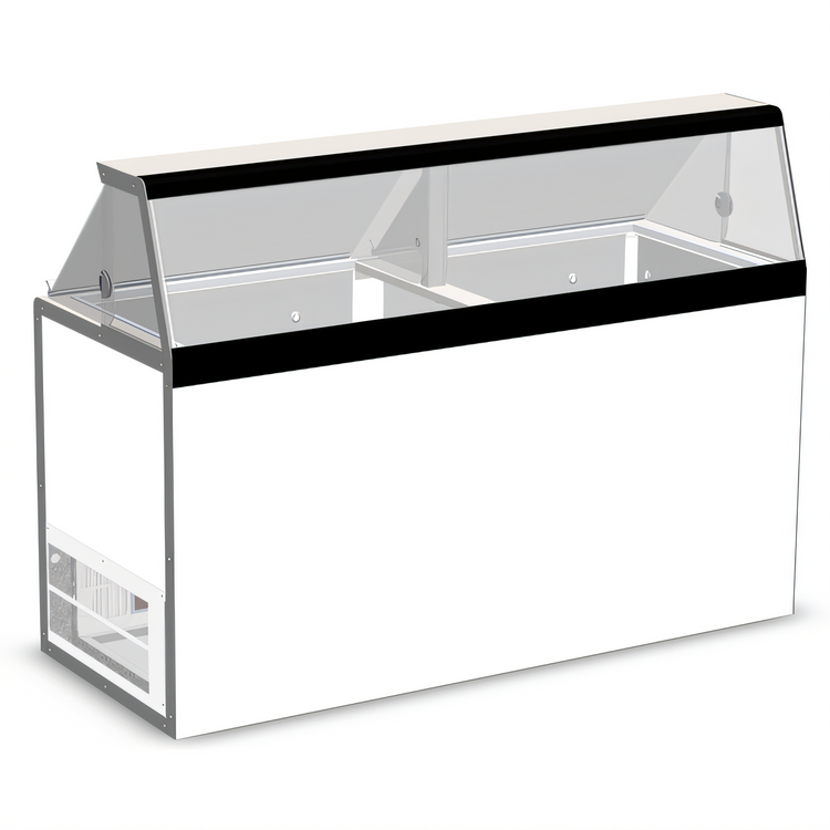 Product image #1 for Master-Bilt DD-66 Ice Cream Dipping/Display Merchandiser Cabinet, 12 x 3-Gallon Display Tubs, 8 x 3-Gallon Storage Tubs, 115V