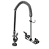 Thumbnail image #1 for EasyInstall 8-Inch Wall-Mount Pre-Rinse Unit with Lever Handles and 18-Inch Riser