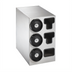 Thumbnail image #1 for Vollrath 3-High Vertical Stainless Steel Cup Dispenser Cabinet with Lid Holders and Straw Pocket