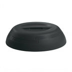Thumbnail image #2 for Cambro Shoreline MDSLD9110 Low-Profile Insulated Dome Cover, Fits 9-Inch Plate, Polypropylene, Black Case of 12