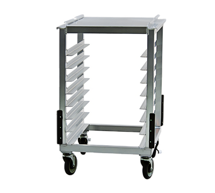 Product image #1 for New Age Mobile Aluminum Slicer/Mixer Stand with Pan Rack, 23.25 Inches Wide