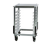 Thumbnail image #1 for New Age Mobile Aluminum Slicer/Mixer Stand with Pan Rack, 23.25 Inches Wide