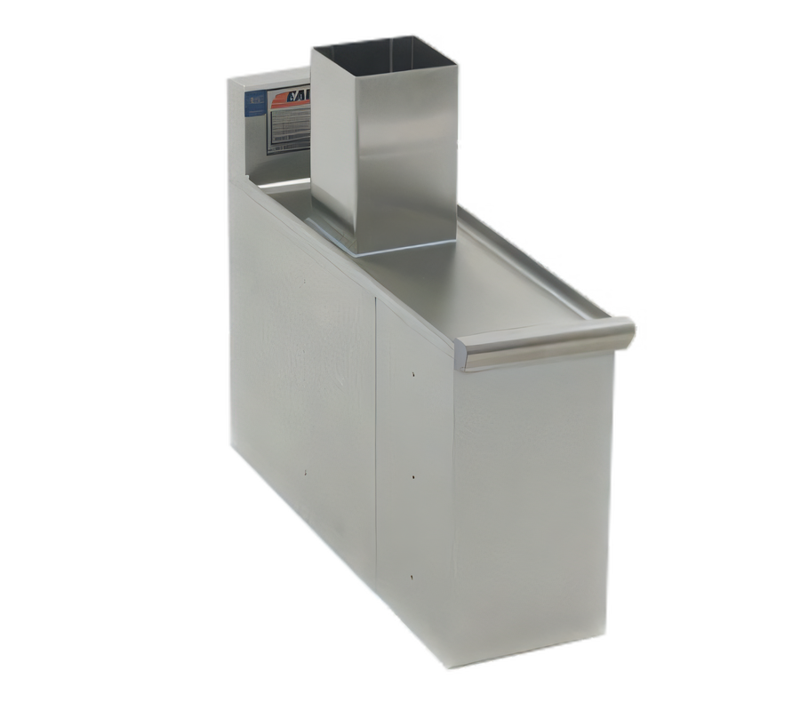 Product image #1 for Eagle 1800 Series Underbar Side-To-Side Modular Add-On Filler with Beverage Tube Chute, 6 x 20 Inches, 18-Gauge 304 Stainless Steel