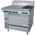 Thumbnail image #1 for Garland Cuisine Series Heavy Duty 36-Inch Natural Gas Range with 2 Open Burners, 2 Hot Tops, and Standard Oven