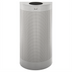Thumbnail image #1 for Silhouette 12-Gallon Half-Round Open-Top Bathroom Trash Can, Stainless Steel