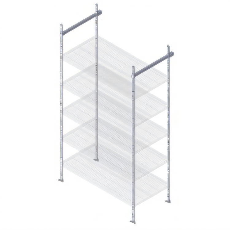 Product image #1 for Quantum 21-Inch Stationary End Kit for Overhead Track Shelving