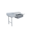 Thumbnail image #1 for Straight Soiled Dishtable with Two Pre-Rinse Sinks, Left-to-Right Operation, 84 x 30 x 44 Inches, 304 Stainless Steel