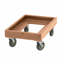 Cambro Camdolly Open-Frame Transport Dolly for Camtainers and Camcarriers, 350 lb. Capacity, Coffee Beige