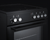 Thumbnail image #1 for Summit Appliance 24-Inch Black Smooth-Top Electric Convection Range with Ceramic Glass Cooktop