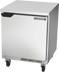 Thumbnail image #1 for Beverage Air WTR27HC-FLT One-Section 27-Inch Worktop Refrigerator with Solid Door and Flat Top