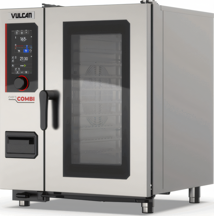 Product image #1 for Vulcan CHEF'SCOMBI 101E Electric 10-Level Half-Size Steam Generator Combi Oven