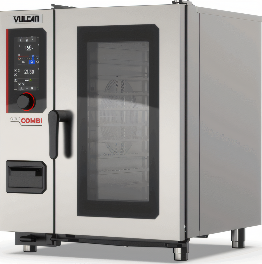Product image #1 for Vulcan CHEF'SCOMBI 101E Electric 10-Level Half-Size Steam Generator Combi Oven