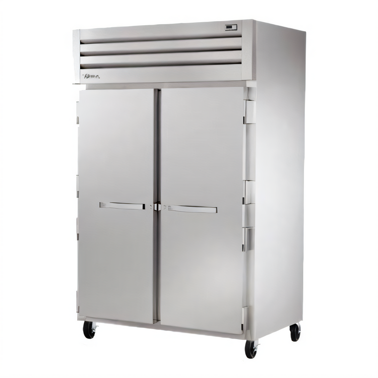 Product image #1 for True SPEC SERIES 2-Section Reach-In Freezer with 2 Solid Stainless Steel Doors, Top-Mounted Self-Contained R290, -10°F