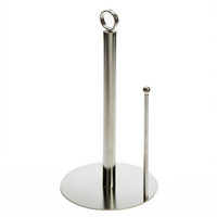 American Metalcraft Contemporary Stainless Steel Paper Towel Holder with Card Holder