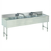 Thumbnail image #1 for Advance Tabco Special Value Series 72-Inch 4-Compartment Stainless Steel Bar Sink with Left and Right Drainboards and Splash-Mount Faucets