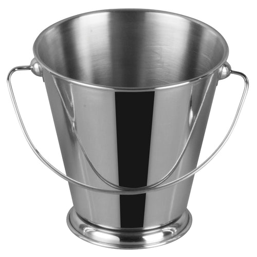 Product image #1 for Winco Stainless Steel Smooth Mini Serving Pail with Handle, 28 oz.