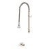 Thumbnail image #1 for T&S Brass Deck Mount Dummy Pre-Rinse Unit with Pedal Valve, 24 Inch Riser, and 44 Inch Stainless Steel Hose