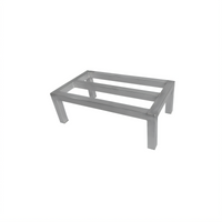 CAC China Heavy-Duty Welded Aluminum Dunnage Rack, 24 x 14 x 8 Inches, 1800 lb Capacity