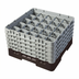 Thumbnail image #2 for Cambro Camrack Full Size 25-Compartment Glass Rack with 5 Extenders, Brown