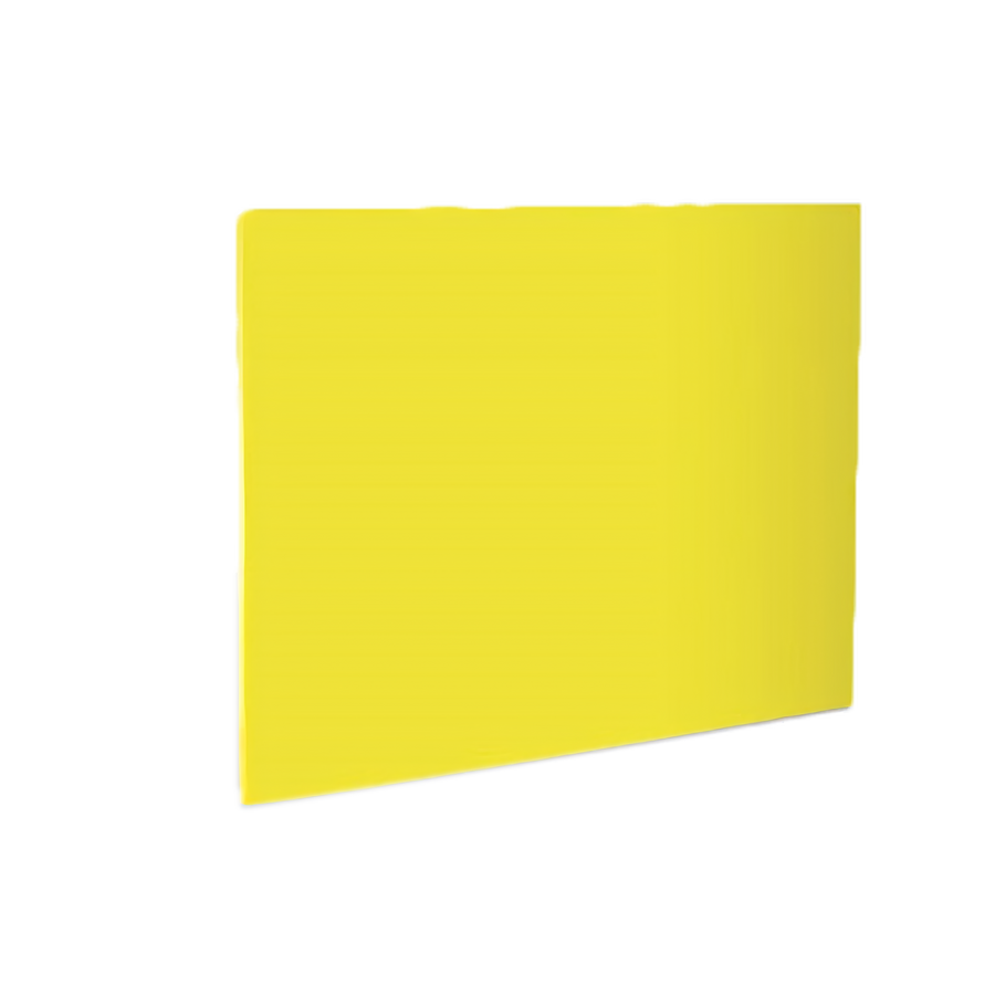Product image #1 for Crestware Color-Coded Yellow Polyethylene Cutting Board, 18 x 24 x 1/2 Inch