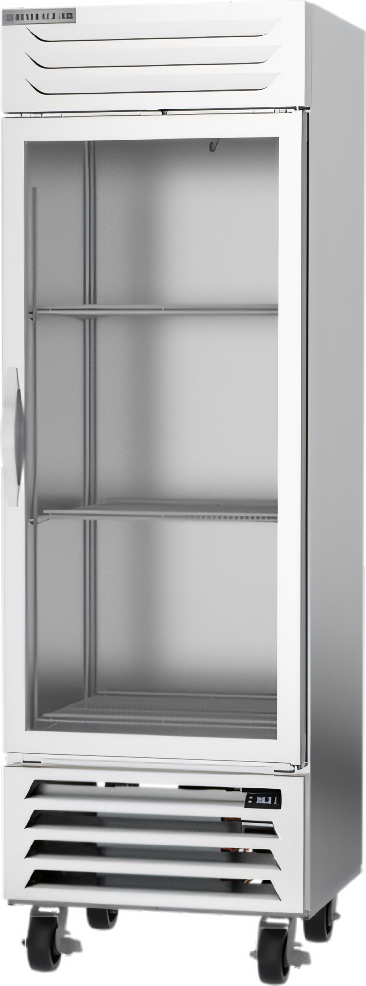 Product image #1 for Beverage-Air Vista® Series One-Section Reach-In Display Refrigerator, Hinged Glass Door, 19.08 Cu. Ft., Bottom-Mounted Self-Contained, R290