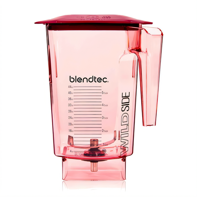 Product image #1 for Blendtec WildSide+ Red Colored Blender Jar with Hard Lid, 90 oz, Tritan