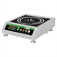 Winco Countertop Single Burner Commercial Induction Cooktop with 11-13/16-Inch Glass-Ceramic Surface