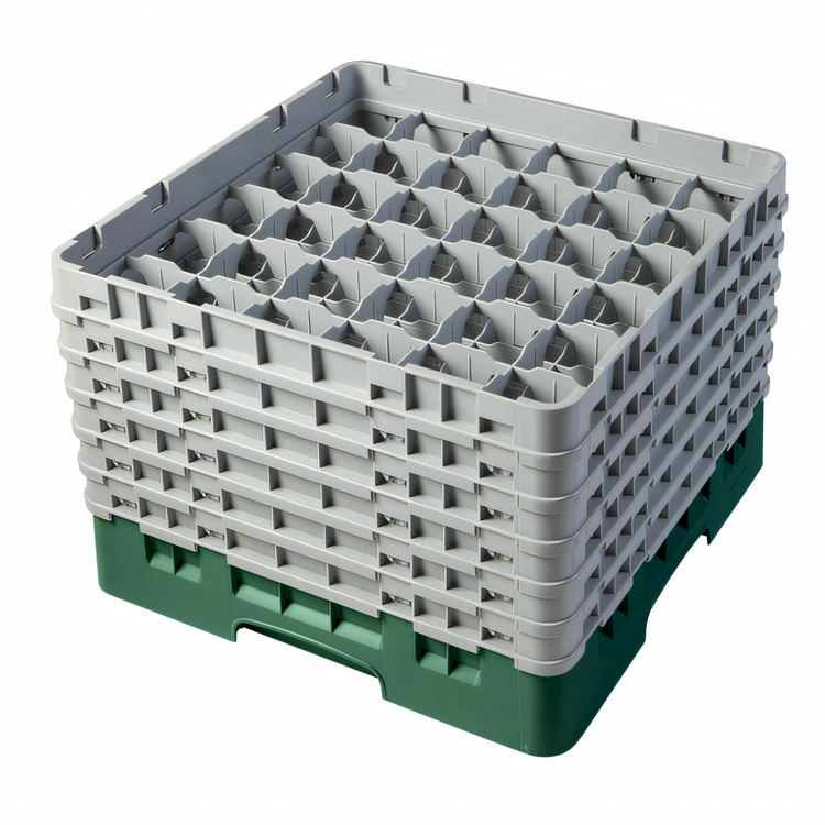 Product image #2 for Cambro Camrack Full Size 36-Compartment Glass Rack