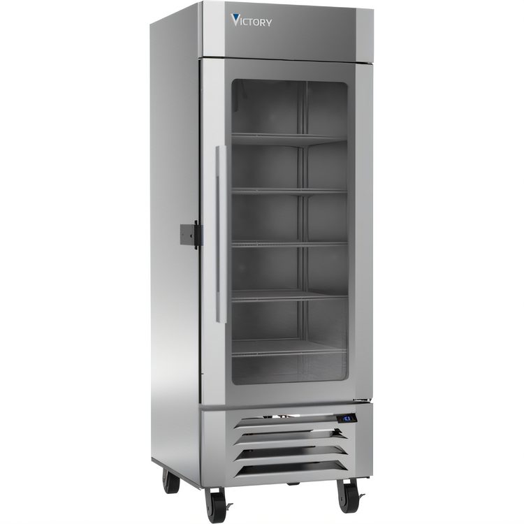 Product image #1 for Victory UltraSpec™ V-Core™ 25.5 Cu. Ft. One-Section Reach-In Glass Door Merchandiser Freezer