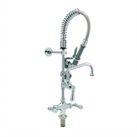 T&S Brass Mini Pre-Rinse Unit, Single-Hole Deck Mount, 6