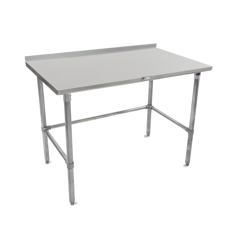 Product image #1 for John Boos Stallion 84-Inch x 36-Inch Stainless Steel Work Table with 1-1/2-Inch Rear Riser