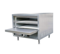 Admiral Craft PO-22 Stackable 2-Deck Electric Pizza Oven with Ceramic Hearth Shelves