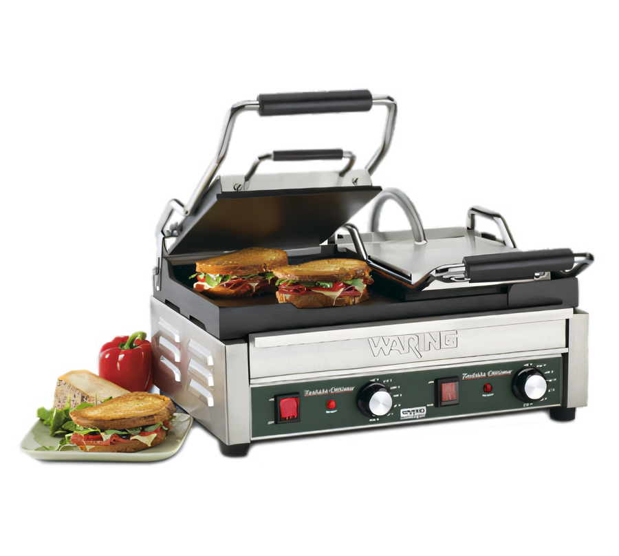 Product image #1 for Waring Tostato Ottimo™ Dual Electric Flat Grill Panini Press, 17 x 9.25-Inch Cooking Surface