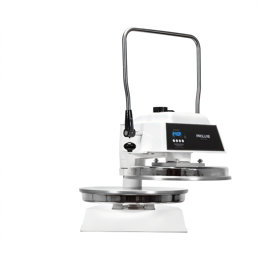 Product image #1 for Endurance X2 Countertop Manual Pizza Dough Press with Heated Platens, Up to 18-Inch Diameter