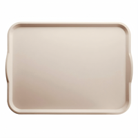 Cambro Camtray® Rectangular Dietary Tray with Handles, 14 x 18 Inches, Light Peach, Fiberglass