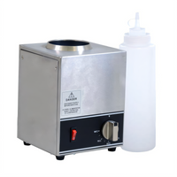 Omcan USA Single Bottle Countertop Sauce Warmer with 32 oz. Squeeze Bottle