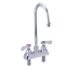 Thumbnail image #1 for John Boos Heavy Duty Lead-Free Deck-Mount Manual Faucet with 8-Inch Gooseneck Spout, 4-Inch Centers