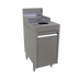 Thumbnail image #1 for Glastender Free-Standing Stainless Steel Underbar Dry Waste Unit with Hinged Door, 14 x 24 Inches